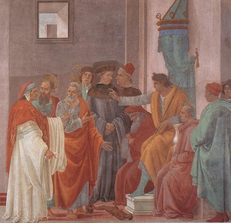 LIPPI, Filippino Disputation with Simon Magus and Crucifixion of Peter (right view) sg